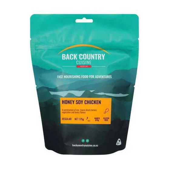 Back Country Cuisine Freeze Dried Honey Soy Chicken 2 Serves 1 Back Country Cuisine Freeze Dried Honey Soy Chicken 2 Serves