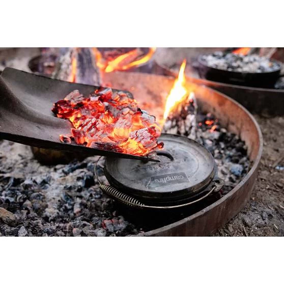 Campfire Pre Seasoned Cast Iron Camp Oven 2 Quart 2 Campfire Pre Seasoned Cast Iron Camp Oven 2 Quart - Image 2
