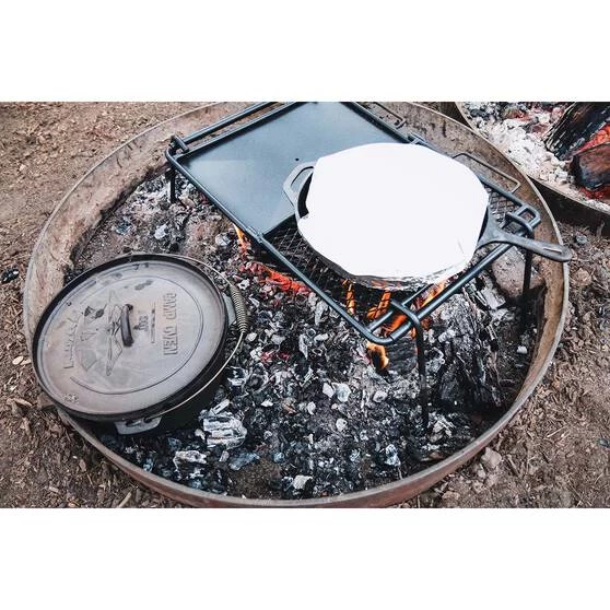 Campfire Pre Seasoned Cast Iron Camp Oven 9 Quart 11 Campfire Pre Seasoned Cast Iron Camp Oven 9 Quart - Image 11