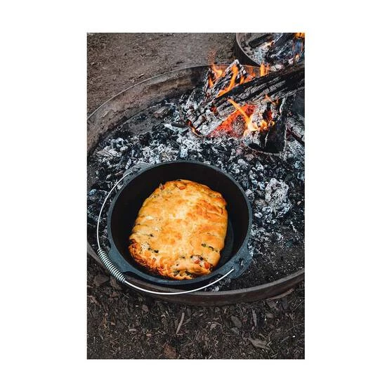 Campfire Pre Seasoned Cast Iron Camp Oven 9 Quart 12 Campfire Pre Seasoned Cast Iron Camp Oven 9 Quart - Image 12