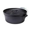 Campfire Pre Seasoned Cast Iron Camp Oven 12 Quart