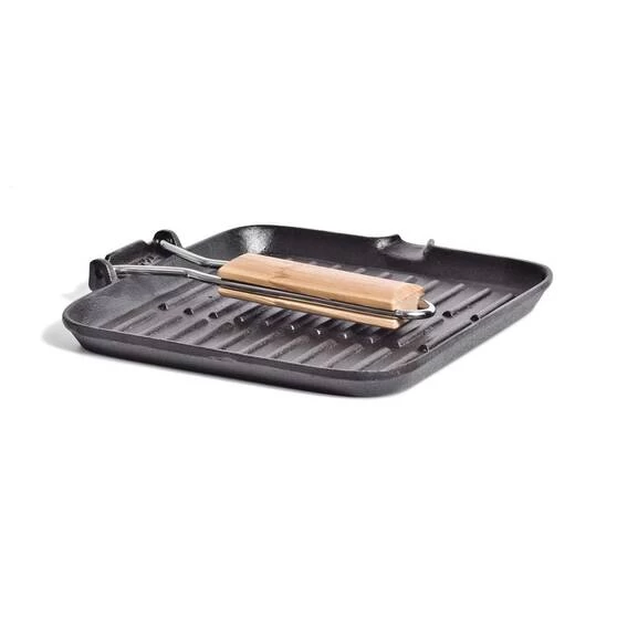 Campfire Cast Iron Frying Pan - Square, 24cm 1 Campfire Cast Iron Frying Pan - Square, 24cm