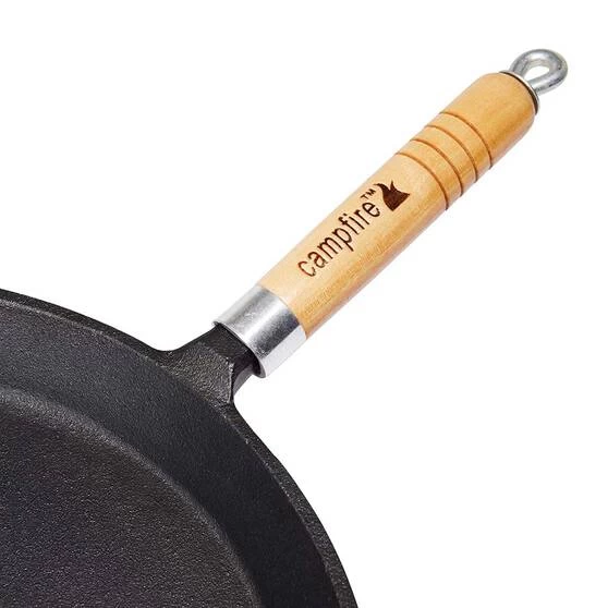 Campfire Pre Seasoned Round Frypan 30cm 2 Campfire Pre Seasoned Round Frypan 30cm - Image 2