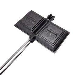 Campfire Cast Iron Jaffle Iron - Double, Pre Seasoned -Outdoor Enjoyment Store BCF 213619 02 hi res
