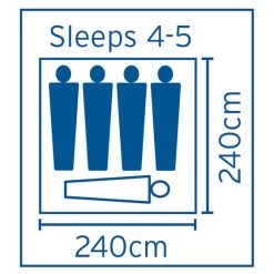 Oztent RV4 Touring Tent 4 Person -Outdoor Enjoyment Store BCF 300027 05 hi res