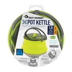 Sea To Summit X-Series 1.3L Kettle Lime -Outdoor Enjoyment Store BCF 399814 hi res