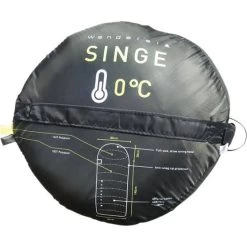 Wanderer Singe 0C Hooded Sleeping Bag -Outdoor Enjoyment Store BCF 521037 03 hi res