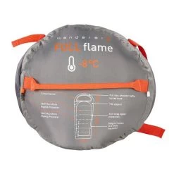Wanderer FullFlame -8C Hooded Sleeping Bag -Outdoor Enjoyment Store BCF 521078 07 hi res