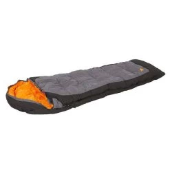 Wanderer Youth RawFlame 0C Hooded Sleeping Bag Grey / Orange