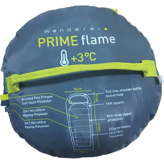 Wanderer PrimeFlame +3C Hooded Sleeping Bag 1 Wanderer PrimeFlame +3C Hooded Sleeping Bag