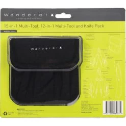 Wanderer Multi-Tool And Knife 3 Piece Pack -Outdoor Enjoyment Store BCF 542760 07 hi res