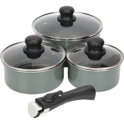 Wanderer Non Stick Saucepan Set 3 Piece