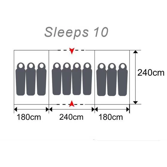 Wanderer Nightfall Dome Tent 10 Person 7 Wanderer Nightfall Dome Tent 10 Person - Image 7