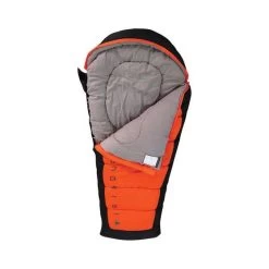 Wanderer Youth RawFlame -7.6C Hooded Sleeping Bag -Outdoor Enjoyment Store BCF 579875 02 hi res
