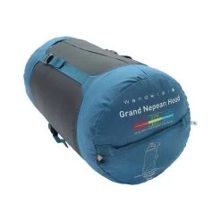 Wanderer Grand Nepean +7.7C Cotton Hooded Sleeping Bag -Outdoor Enjoyment Store BCF 582093 07 hi res