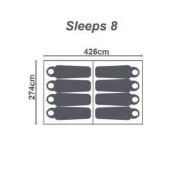 Wanderer Criterion 8 Person Instant Tent