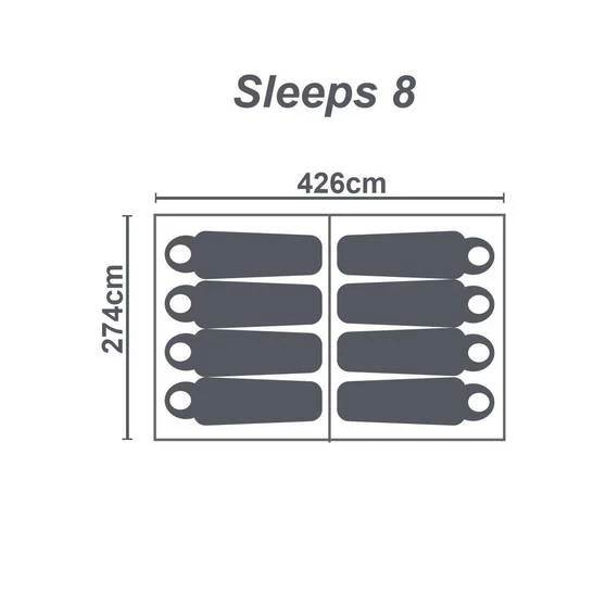 Wanderer Criterion 8 Person Instant Tent 1 Wanderer Criterion 8 Person Instant Tent