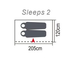 Wanderer Jak And Jill Dome Tent 2 Person