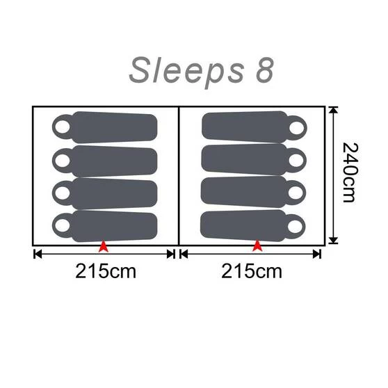 Wanderer Kalbarri Instant Tent 8 Person 1 Wanderer Kalbarri Instant Tent 8 Person