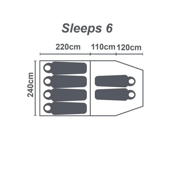 Wanderer Magnitude Dome Tent 6 Person 1 Wanderer Magnitude Dome Tent 6 Person