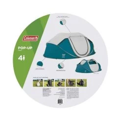 Coleman Pop Up 4 Person Tent 8 Coleman Pop Up 4 Person Tent -Outdoor Enjoyment Store BCF 596834 03 hi res