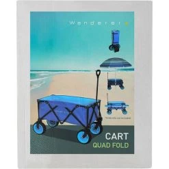 Wanderer Quad Fold Beach Cart -Outdoor Enjoyment Store BCF 599462 12 hi res