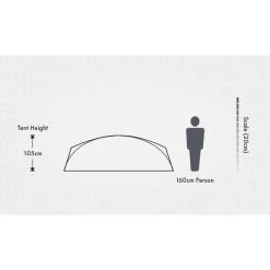 Outrak Treeline Hiking Tent 2 Person