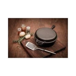 Campfire Cast Iron Quart Combo Cooker -Outdoor Enjoyment Store BCF 601031 05 hi res