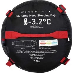 Wanderer LiteFlame -3.2°C Hooded Sleeping Bag 14 Wanderer LiteFlame -3.2°C Hooded Sleeping Bag -Outdoor Enjoyment Store BCF 614929 07 hi res