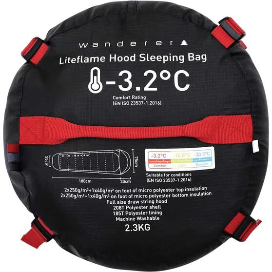 Wanderer LiteFlame -3.2°C Hooded Sleeping Bag 7 Wanderer LiteFlame -3.2°C Hooded Sleeping Bag - Image 7