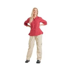 OUTRAK Women's Long Sleeve Hiking Shirt -Outdoor Enjoyment Store BCF 61512601 04 claret hi res