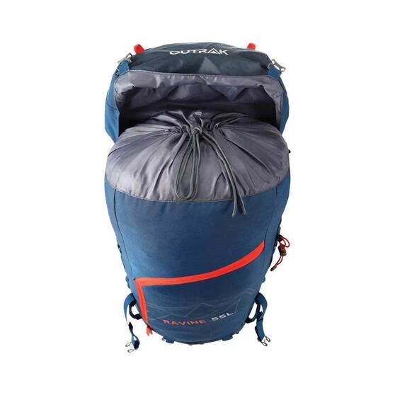 Outrak Ravine Trekking Pack 55L Navy 8 Outrak Ravine Trekking Pack 55L Navy - Image 8