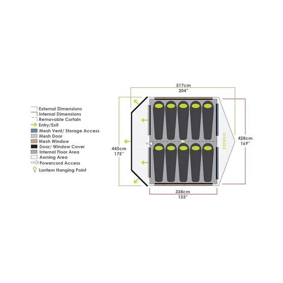 Zempire Pronto 10 V2 Inflatable Air Tent 8 Zempire Pronto 10 V2 Inflatable Air Tent - Image 8