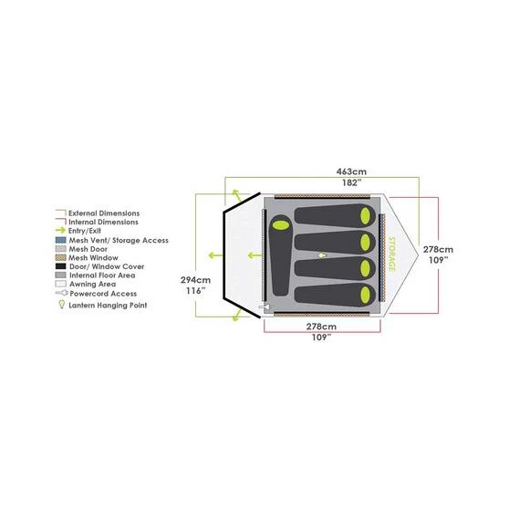 Zempire Pronto 5 V2 Inflatable Air Tent 8 Zempire Pronto 5 V2 Inflatable Air Tent - Image 8