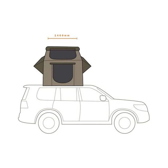 Darche Intrepidor 1400mm Roof Top Tent 9 Darche Intrepidor 1400mm Roof Top Tent - Image 9