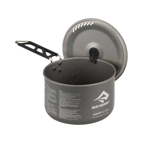 Sea To Summit Alpha Pot Grey 1.2L 2 Sea To Summit Alpha Pot Grey 1.2L - Image 2