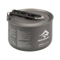 Sea To Summit Alpha Pot Grey 1.2L 9 Sea To Summit Alpha Pot Grey 1.2L -Outdoor Enjoyment Store BCF 632527 03 hi res
