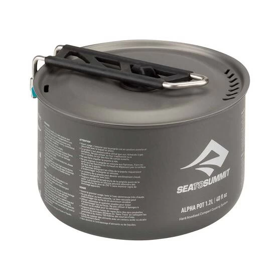 Sea To Summit Alpha Pot Grey 1.2L 3 Sea To Summit Alpha Pot Grey 1.2L - Image 3