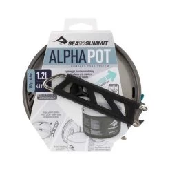 Sea To Summit Alpha Pot Grey 1.2L 10 Sea To Summit Alpha Pot Grey 1.2L -Outdoor Enjoyment Store BCF 632527 04 hi res