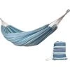 Wanderer Seafoam Stripe Double Hammock