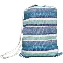Wanderer Seafoam Stripe Single Hammock -Outdoor Enjoyment Store BCF 632770 04 hi res