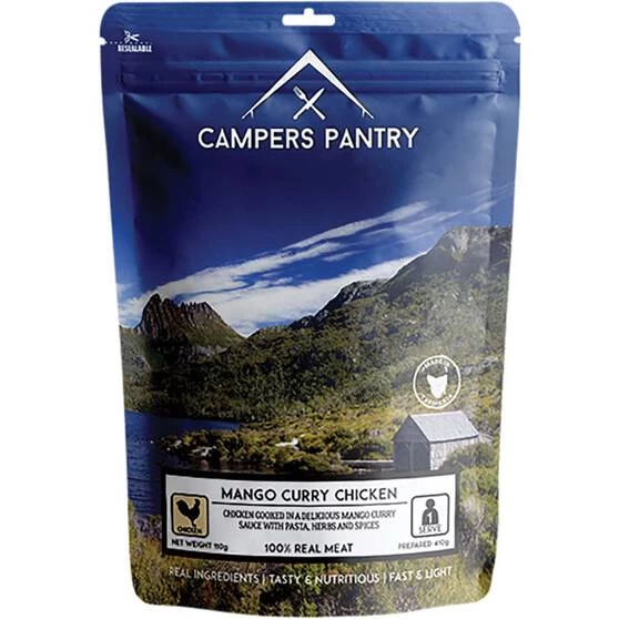 Campers Pantry Freeze Dried Mango Curry Chicken Single Serve 1 Campers Pantry Freeze Dried Mango Curry Chicken Single Serve