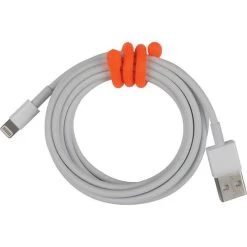 Nite Ize Gear Tie 6" Orange 2 Pack 12 Nite Ize Gear Tie 6" Orange 2 Pack -Outdoor Enjoyment Store BCF 650239 05 hi res