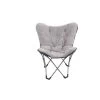 Wanderer Plush Half Moon Chair